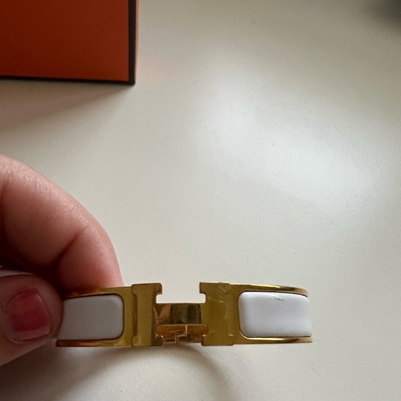 AUTHENTIC Hermes Click Clack Bracelet - Picture 2 of 3